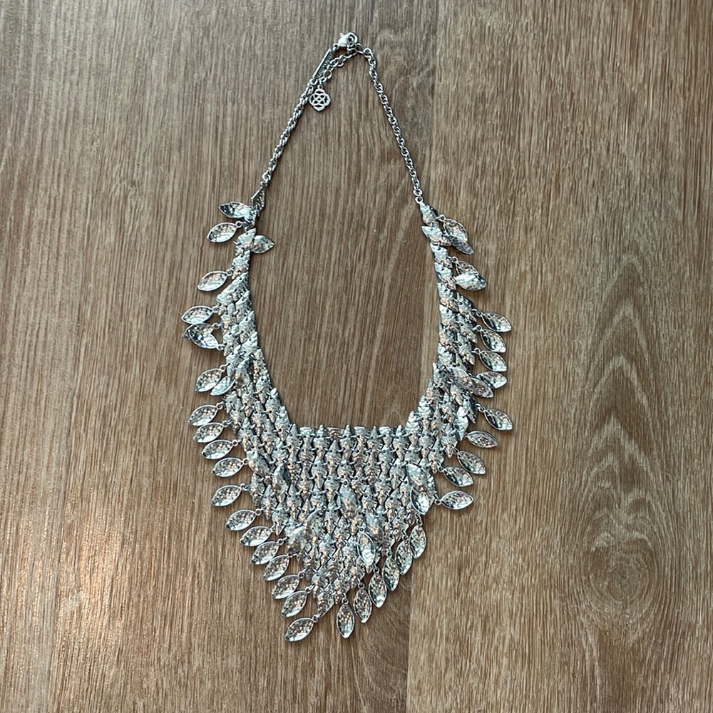Kendra Scott Silver Statement Necklace